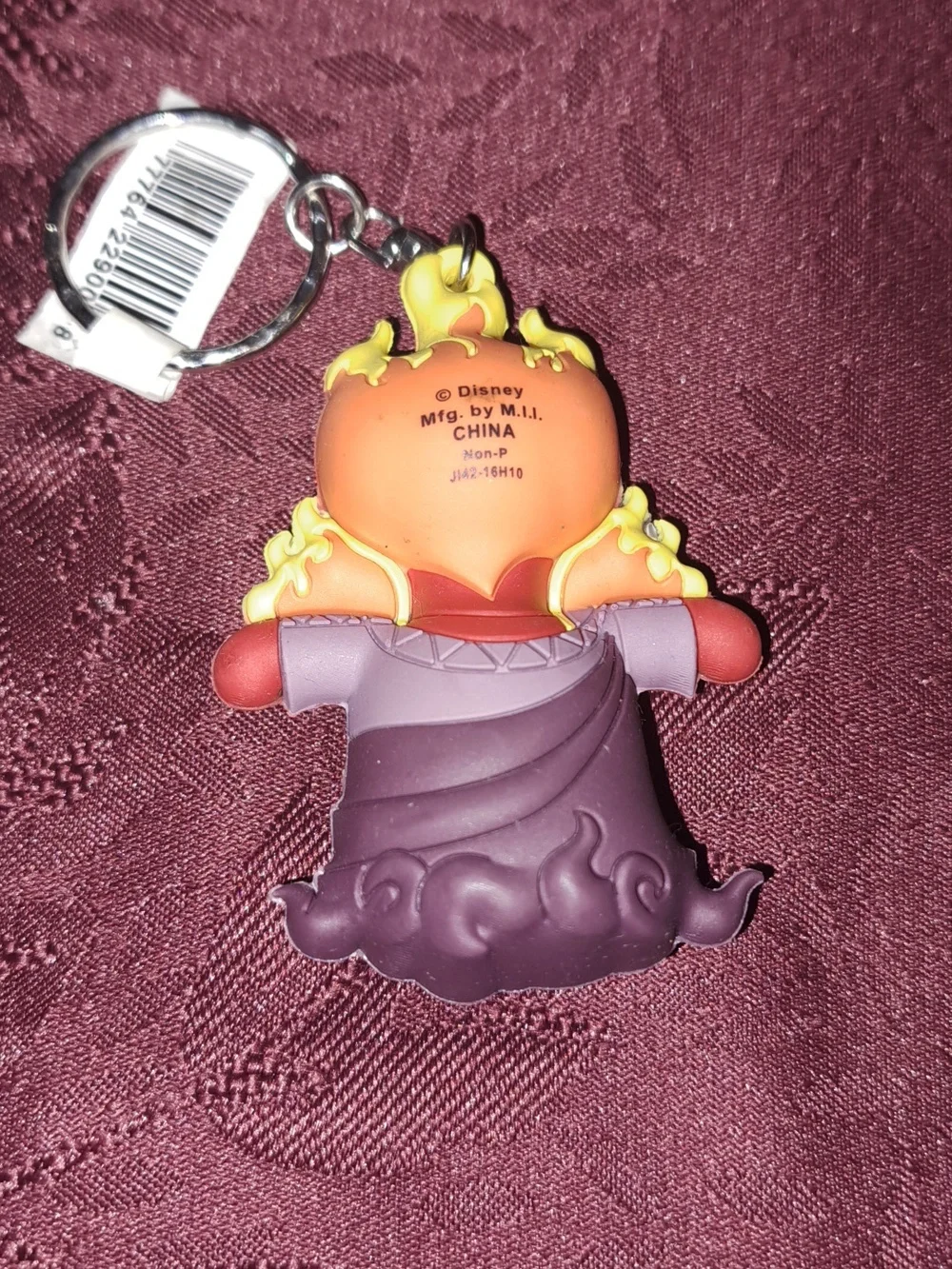 Disney Villians Hercules Angry Hades Keyring New with Tags